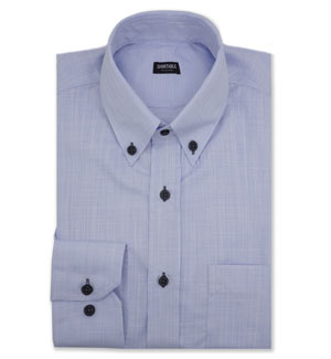 Poly Button Down Blue