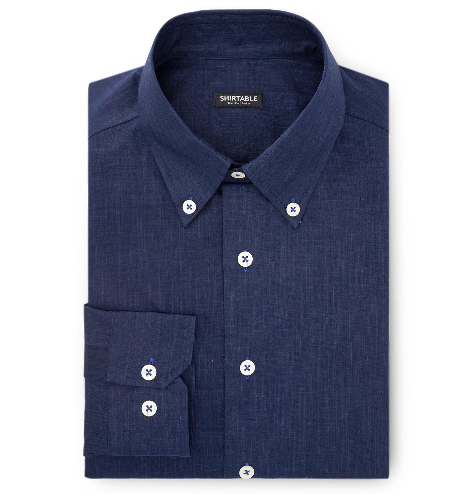 Linen Button Down Blue