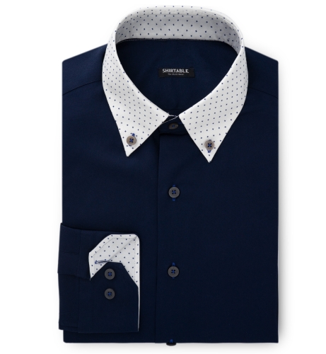 Giza Button Down Blue