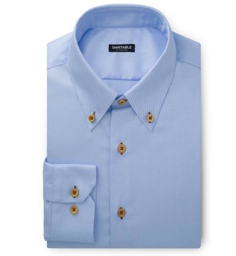 Giza Button Down Blue