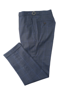 Blue Wool Pants